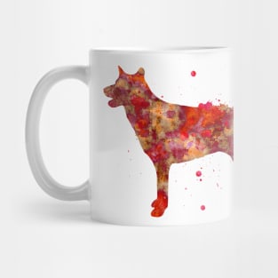 Chinook Dog Watercolor Painting Mug